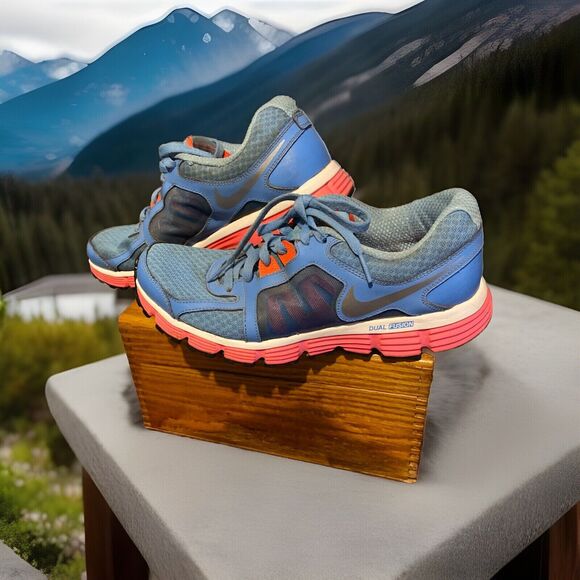 Nike Dual Fusion ST2 Women's Trail Running Shoes 454240 461 So‎ 9.5 Gray Pink - Picture 1 of 10